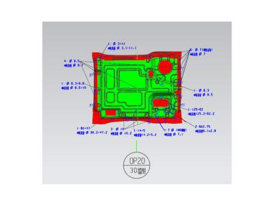 车身软模件制作-OP20 3D镭射切割设计图